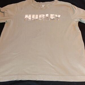 Men's Hurley army green graphic tee